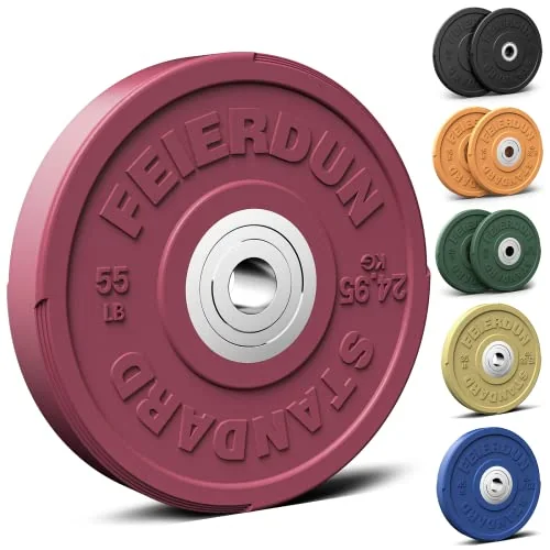 Color Bumper Plate Set – 100% Natural Rubber
