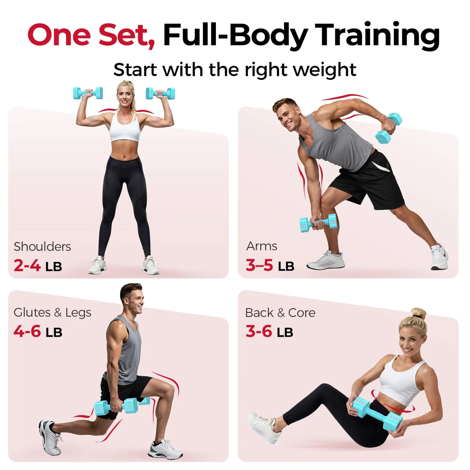 DB3 Adjustable Dumbbells – Comfortable Grip