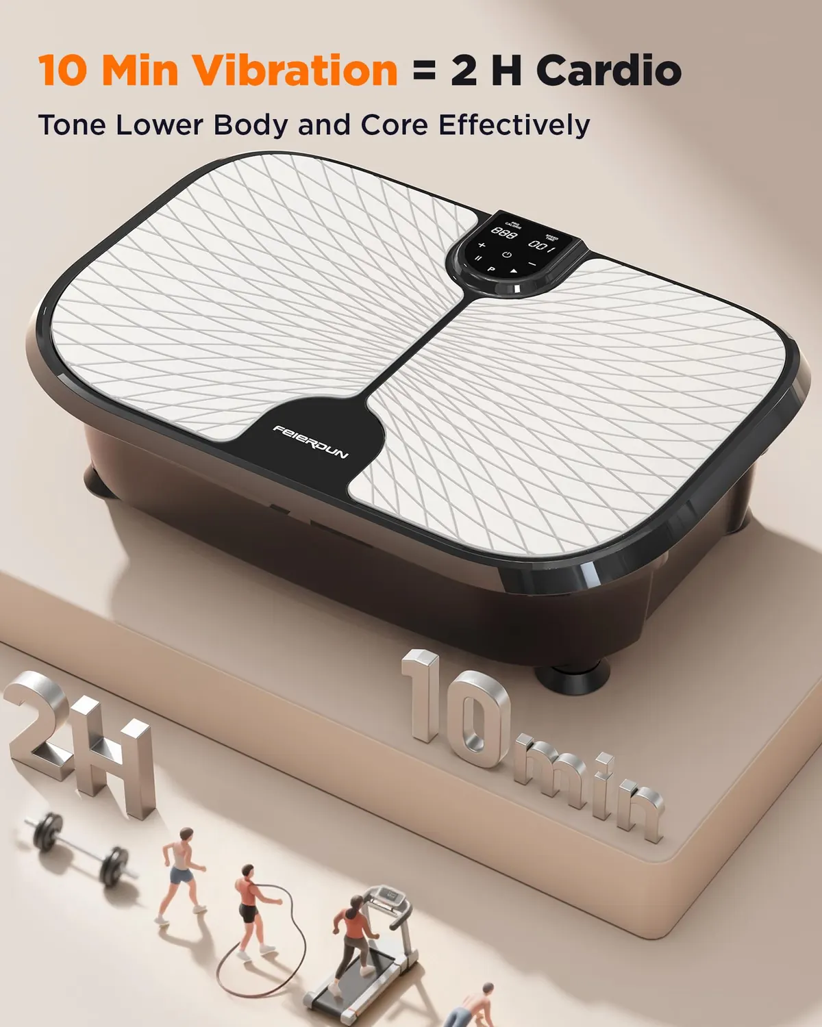 330 lb Vibration Plate – Adjustable operation