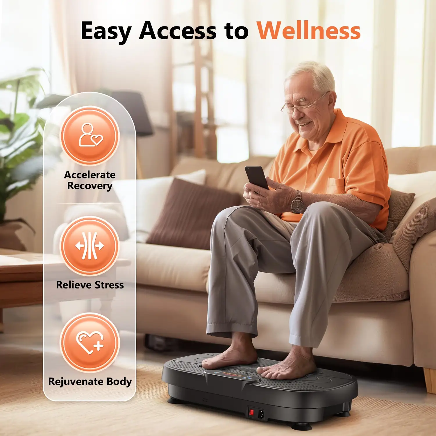 Bone Density Vibration Plate – Convenient and Noise-free