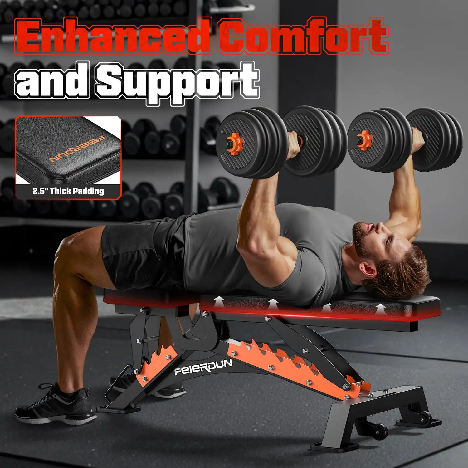 Adjustable Weight Bench – Quick And Secure Adjustment