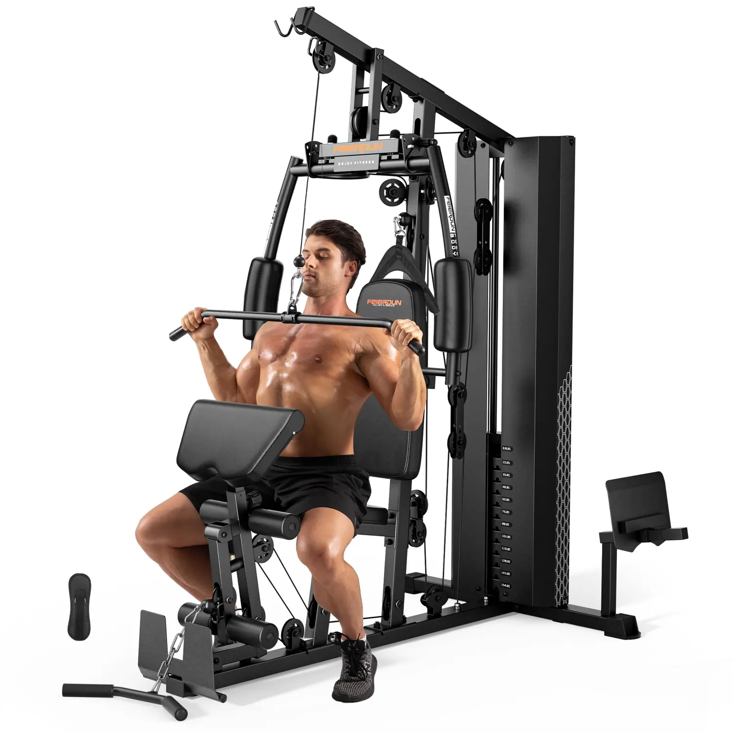 154 lb Home Gym Cable System