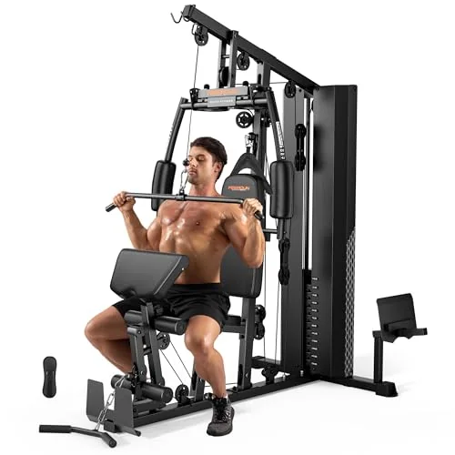 154 lb Multifunction Home Gym – All-in-one Home Gym System