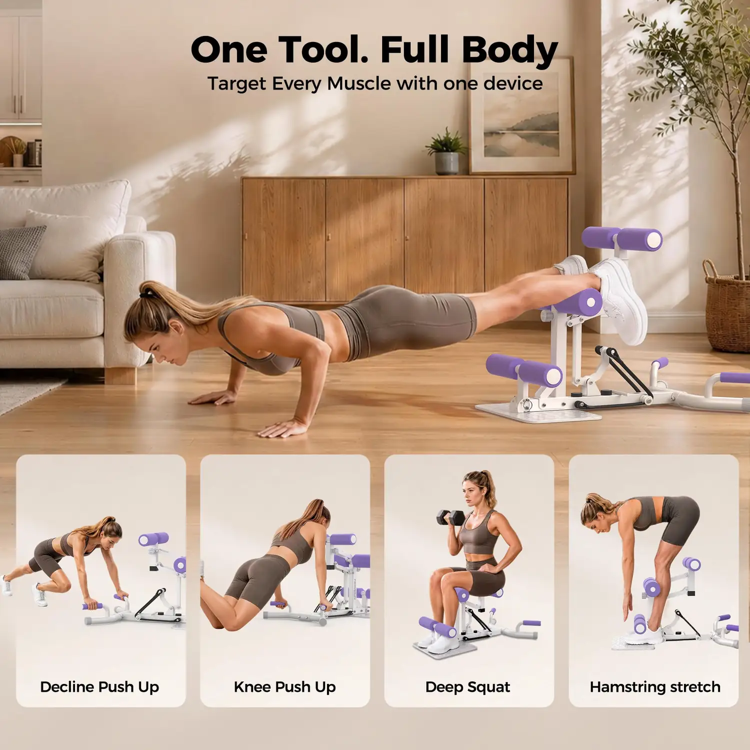 Adjustable Squat & Glute Trainer – Guided. Safe. Burn Controlled