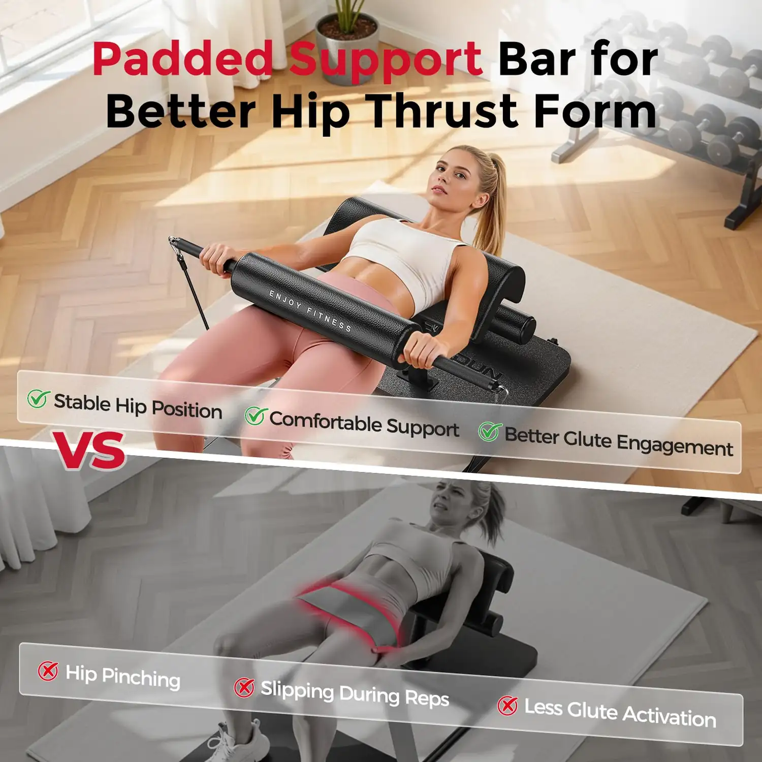 HT1 Adjustable Hip Thrust Machine